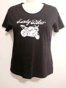 ladies T-shirt sports bike